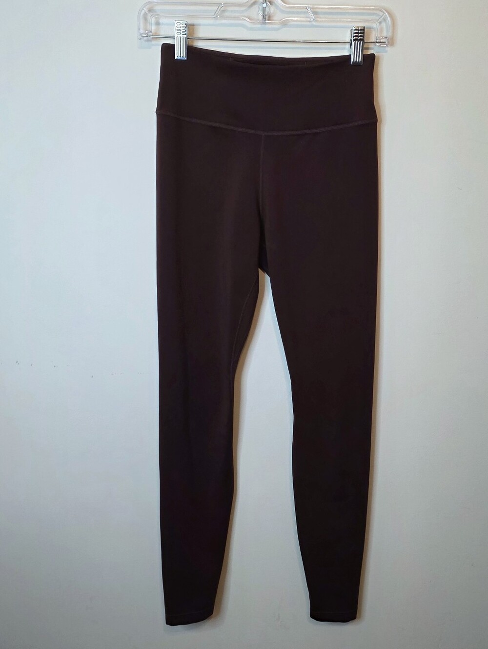 Nike One Dri-Fit All-in Leggings Burgundy Mystic Date Brown Size Small